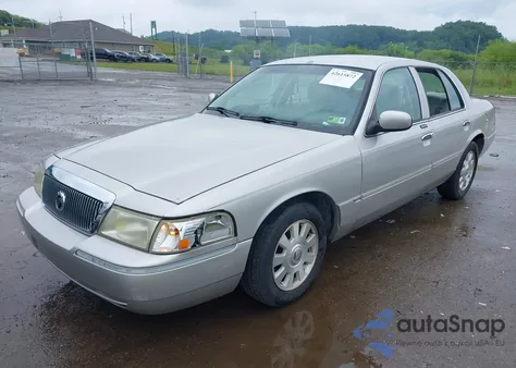 2004 Mercury Grand Marquis Ls из США, поврежденный, VIN 2MEFM75W94X632361